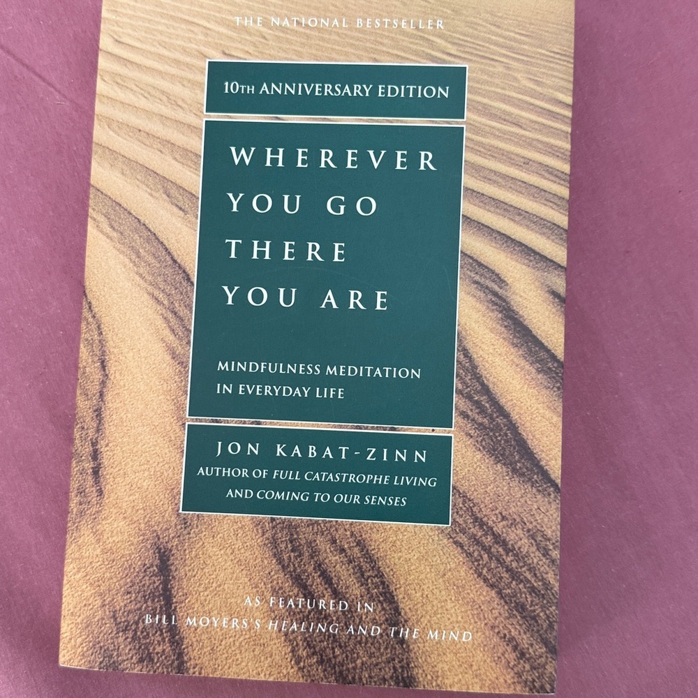 Mindfulness Meditation Book with Brown Cover - Picture 3 of 3